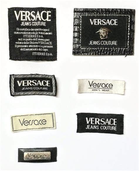 versace labels by year|versace trademark.